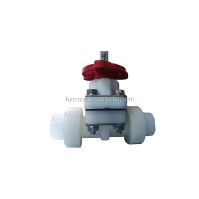 10 anni di esperienza nella produzione di PVDF Socket Double Union Pneumatic Diaphragm Valve