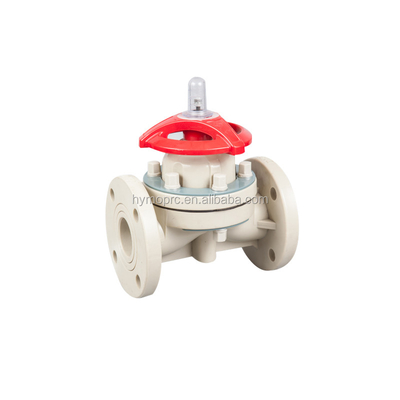 10 anni di esperienza nella produzione di PVDF Socket Double Union Pneumatic Diaphragm Valve