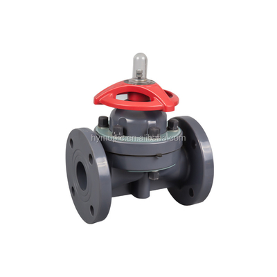 10 anni di esperienza nella produzione di PVDF Socket Double Union Pneumatic Diaphragm Valve