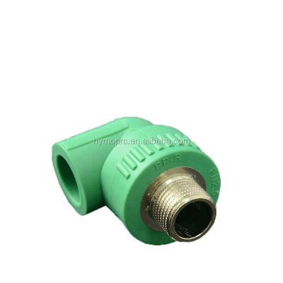 Infissi in ottone di plastica PPR Fittings di tubi gomito per 20mm-400mm Distribuzione dell'acqua