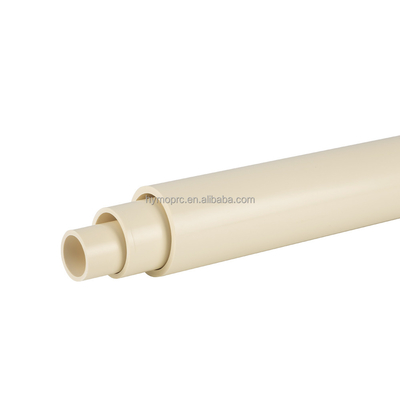 OEM ODM PVC CPVC tubi di 1 pollice di diametro per l'approvvigionamento idrico Cream campioni senza colore