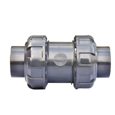 Valvola di controllo a sfera in PP per pompe a pozzo ad alta pressione Materiale idraulico 1/2 &quot;-4&quot; colore grigio