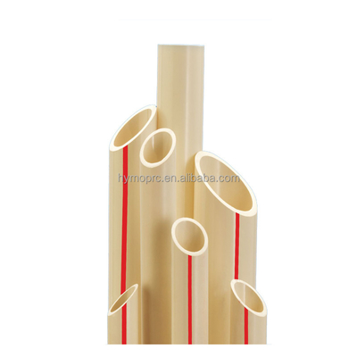 OEM ODM PVC CPVC tubi di 1 pollice di diametro per l'approvvigionamento idrico Cream campioni senza colore