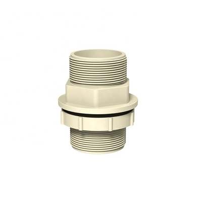 Lunghezza standard Valvola a sfera in CPVC Crema colore Fittings per tubi in CPVC con offerta di campione gratuito