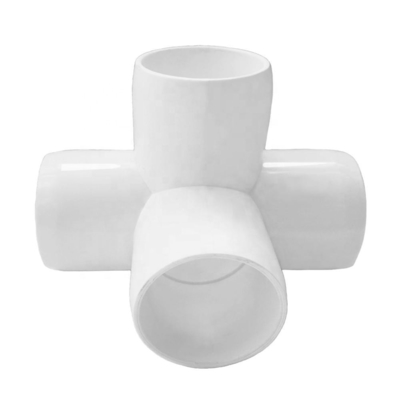 ASTM Standard 3/4 Inch 3 Way Corner Connector Joint Elbow PVC Pipe Fittings per idraulici