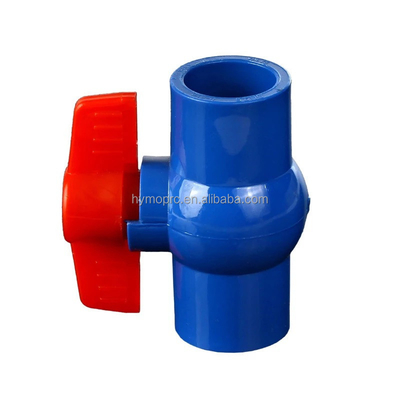 ANSI Plastico idraulico con spessore standard 1&quot; ANSI PVC Valvola a sfera Blu 1/2 presa