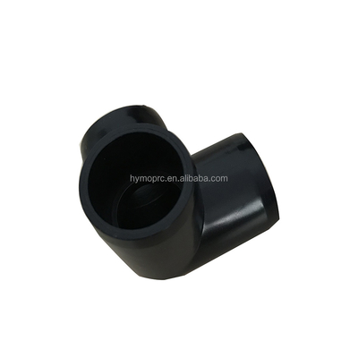 PVC nero 3-way gomito per 1/2 &quot;a 1&quot; raccordi per tubi personalizzabili OEM ODM