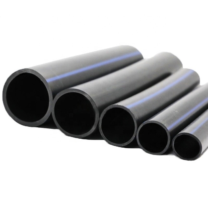campione di tubo di scarico rinforzato in acciaio HDPE con connessione adesiva per il flusso d'acqua e SDR 17.6