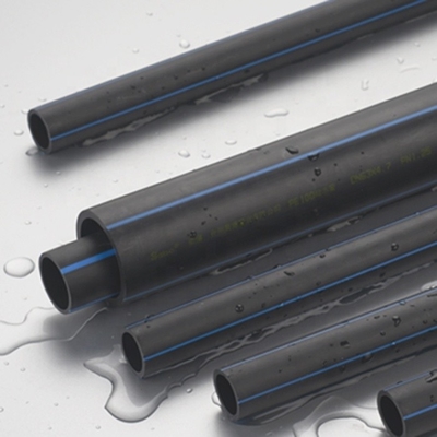 campione di tubo di scarico rinforzato in acciaio HDPE con connessione adesiva per il flusso d'acqua e SDR 17.6