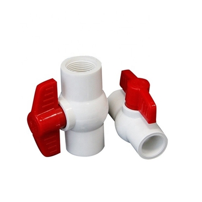 Valvola a sfera in PVC da 1 pollice per approvvigionamento idraulico Potenza idraulica OEM Personalizzazione supportata