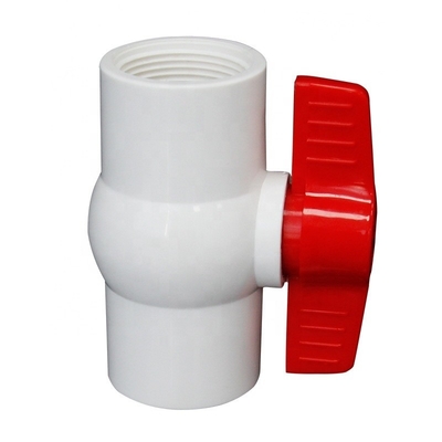 Valvola a sfera in PVC da 1 pollice per approvvigionamento idraulico Potenza idraulica OEM Personalizzazione supportata