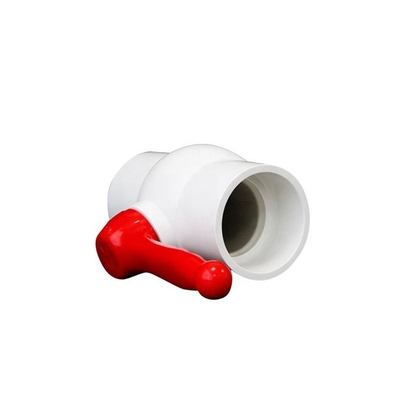 Valvola a sfera in PVC da 1 pollice per approvvigionamento idraulico Potenza idraulica OEM Personalizzazione supportata