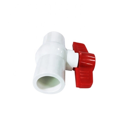 Valvola a sfera in PVC da 1 pollice per approvvigionamento idraulico Potenza idraulica OEM Personalizzazione supportata