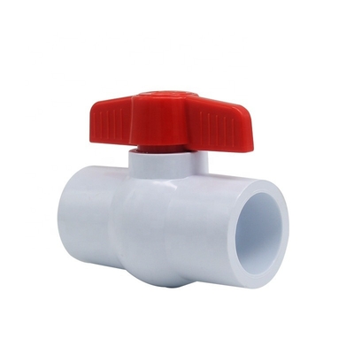 Valvola a sfera in PVC da 1 pollice per approvvigionamento idraulico Potenza idraulica OEM Personalizzazione supportata