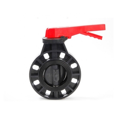 OEM UPVC Butterfly Valve DN 150 Doppia flangia Potenza idraulica per applicazioni generali