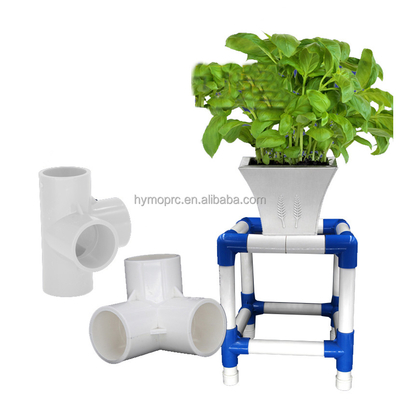 Servizi idraulici Fittings di tubi di plastica OEM Elbow 3 Way Corner per kit e mobili fai da te