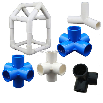 Servizi idraulici Sanitari Fittings di tubi in plastica in PVC Artigianato DIY Home Kits per adulti e bambini