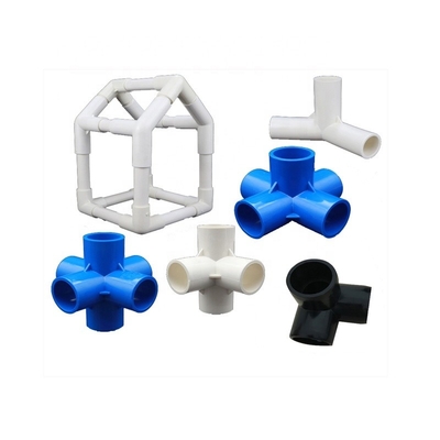 Servizi idraulici Fittings di tubi di plastica OEM Elbow 3 Way Corner per kit e mobili fai da te