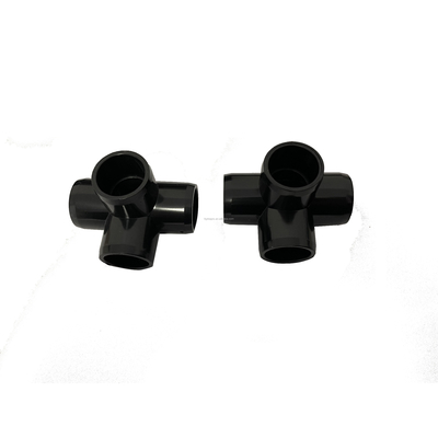 Fittings di connettore di tubi in PVC per idraulici ASTM Sch40 personalizzare colore nero 1/2 &quot; gomito