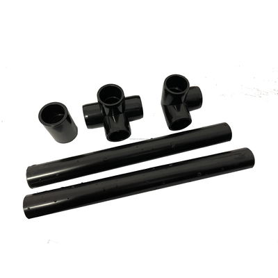 Fittings di connettore di tubi in PVC per idraulici ASTM Sch40 personalizzare colore nero 1/2 &quot; gomito