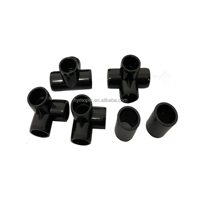 Fittings di connettore di tubi in PVC per idraulici ASTM Sch40 personalizzare colore nero 1/2 &quot; gomito
