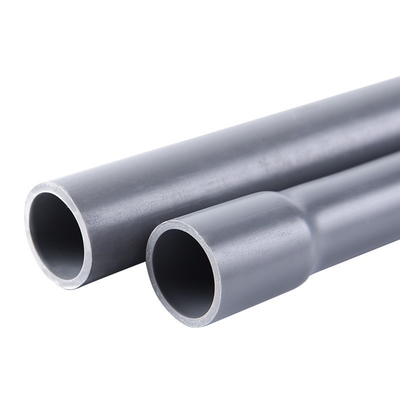 Tubo di conduzione elettrica in PVC per il collegamento della colla Grigio Standard ASTM UL 651 Sch 40 Dimensione
