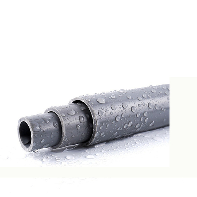 Tubo di conduzione elettrica in PVC per il collegamento della colla Grigio Standard ASTM UL 651 Sch 40 Dimensione