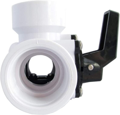 Valvola a sfera in PVC a 3 vie per piscine Medi idraulici per acqua Applicazione generale OEM