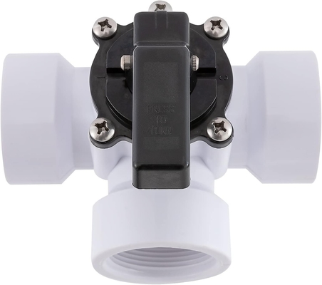 Valvola a sfera in PVC a 3 vie per piscine Medi idraulici per acqua Applicazione generale OEM