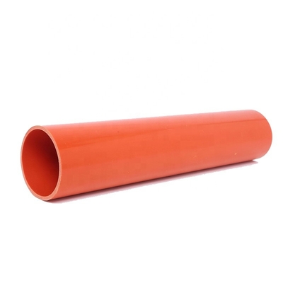 Tubo CPVC di colore arancione per la protezione dei cavi Spessore 2.8M Servizio di lavorazione