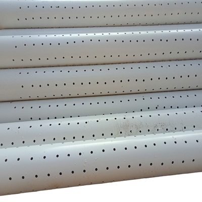 Tubo di drenaggio in PVC perforato personalizzabile con testa rotonda e prestazioni durature