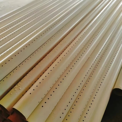 Tubo di drenaggio in PVC perforato personalizzabile con testa rotonda e prestazioni durature