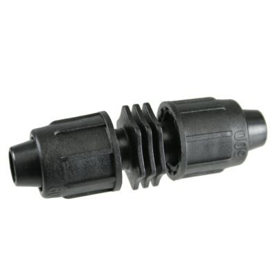 Fittings di irrigazione a goccia blu da 20 mm e 16 mm Anello di pinza in plastica per tubi a goccia PE